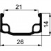 Ráfek 540x21 RMX N 36