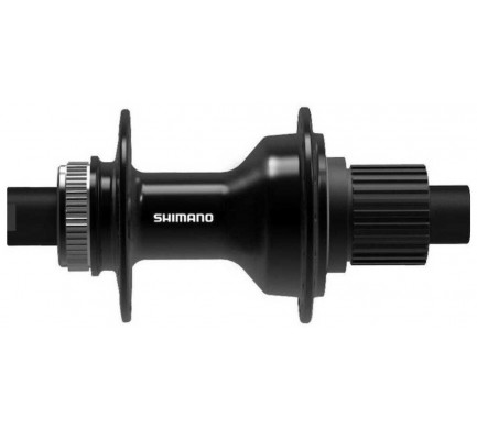 Náboj disc SHIMANO FH-TC500-MS-B 32d Center lock 12mm e-thru-axle 148mm 12 rychlostí zadní černý