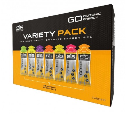 SIS Go Isotonic Gel Variety Pack 7x60g mix příchut