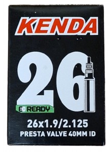 Duše KENDA 26x1,9/2,125 FV 40mm výměnný ventil