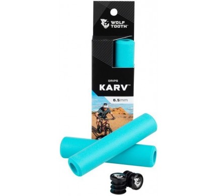 Gripy WOLF TOOTH Karv Grips 6,5 mm teal (světle modrá)