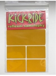 Samolepka KICKRIDE reflexní žlutá