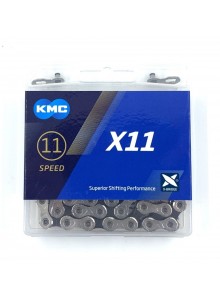 Řetěz KMC X-11 silver/black 114 článků