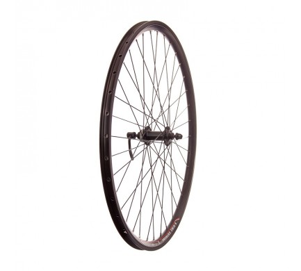 Výplet 584/27,5" přední, ráfek dvoustěnný černý disk, náboj Shimano centerloc