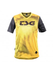 Dres TSG Waft Jersey krátký rukáv ochre black, S