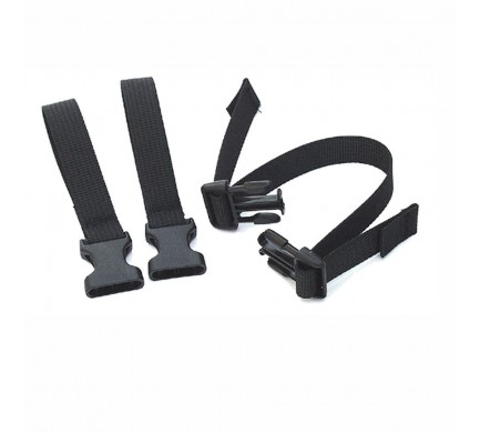 ORTLIEB Fastening-Straps pre Saddle-Bag (S, M, L), čierna