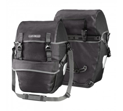 Brašne ORTLIEB Bike-Packer Plus - tmavo sivá / čierna - QL2.1 - 42L/pár