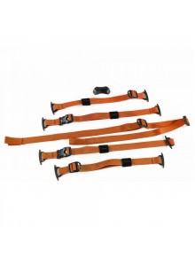 Sťahovacie popruhy ORTLIEB Compression-Straps Atrack - oranžová