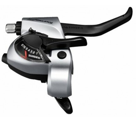 Řazení SHIMANO ST-TX800-S levé EZ FIRE Plus stříbrné (v krabičce)