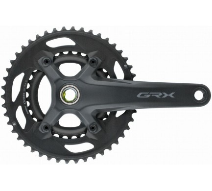 Kliky SHIMANO GRX FC-RX600-2 175mm, 11 rychlostí, převodníky 46-30 zubů, s pouzdrem BSA