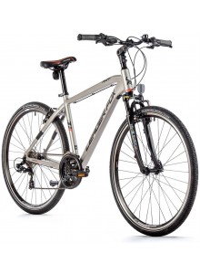 Krosový bicykel Leader Fox AWAY pánsky, 2023-1, 19", STRIEBORNÁ