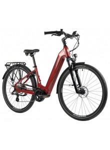 Mestský elektrobicykel Leader Fox SAGA dámsky 28", 2023-1, 20", červená