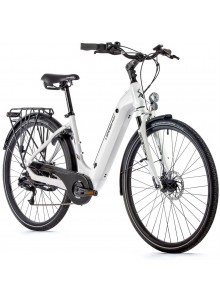 Mestský elektrobicykel Leader Fox INDUKTORA, 2023-2, 18", biela