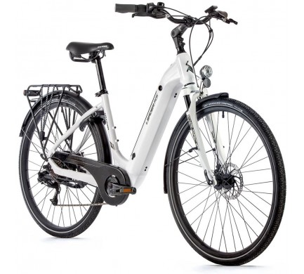 Mestský elektrobicykel Leader Fox INDUKTORA, 2023-2, 18", biela