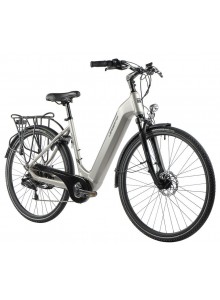 Mestský elektrobicykel Leader Fox INDUKTORA dámsky, 2023-3, 18", strieborná