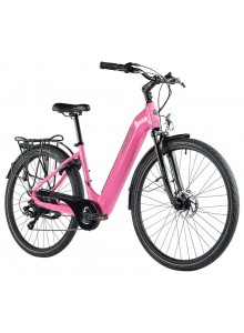 Mestský elektrobicykel Leader Fox INDUKTORA 2023-5, 16,5", ružová