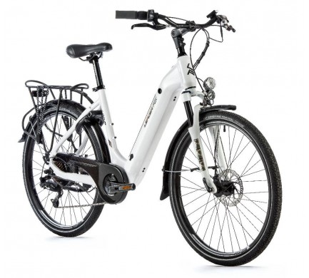 Mestský elektrobicykel Leader Fox LOTUS dámsky, 2023-2, 18", biela