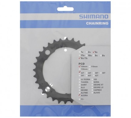 Prevodník Shimano Acera M361 Fe 32z čierny 3x7/8s