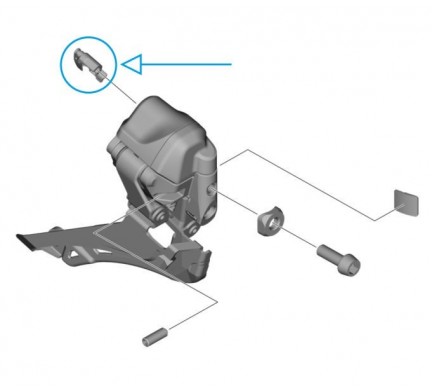 Krytka kabelu SHIMANO pro přesmykač FDR9250,8150