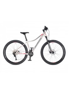 Dámsky MTB bicykel Author Traction ASL 27,5" 2021 18" biela/strieborná/červená