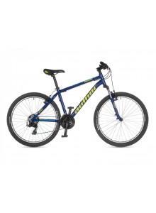 MTB XC bicykel Author Outset 26" 2023 15" modrá/limeta