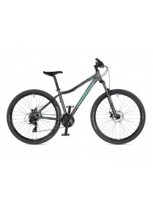 Dámsky MTB bicykel Author Rival 27,5" ASL 2023 18" strieborná-matná/zelená