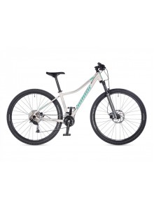 Dámsky MTB bicykel Author Spirit 29" ASL 2023 16" biela/strieborná/zelená