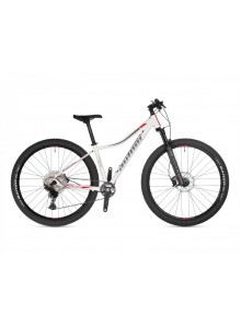Dámsky MTB bicykel Author Instinct 29" ASL 2023 18" biela/strieborná/červená