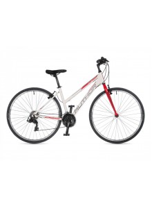 Dámsky krosový bicykel Author Thema 2023 19" biela/červená