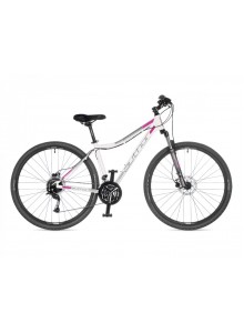 Dámsky krosový bicykel Author Vertigo ASL 2023 15" biela/strieborná/ružová