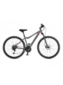 Dámsky krosový bicykel Author Grand ASL 2023 17" strieborná-matná/ružová