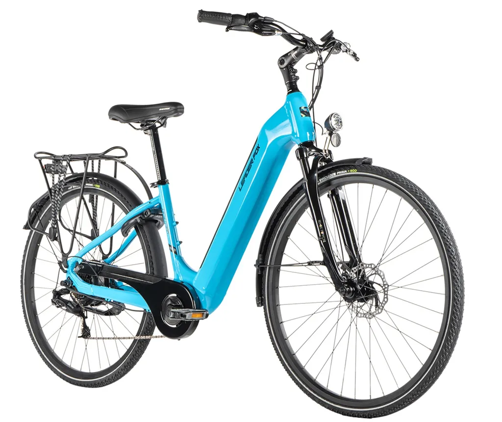 Mestský elektrobicykel Leader Fox INDUKTORA, 2023-4, 18", modrá