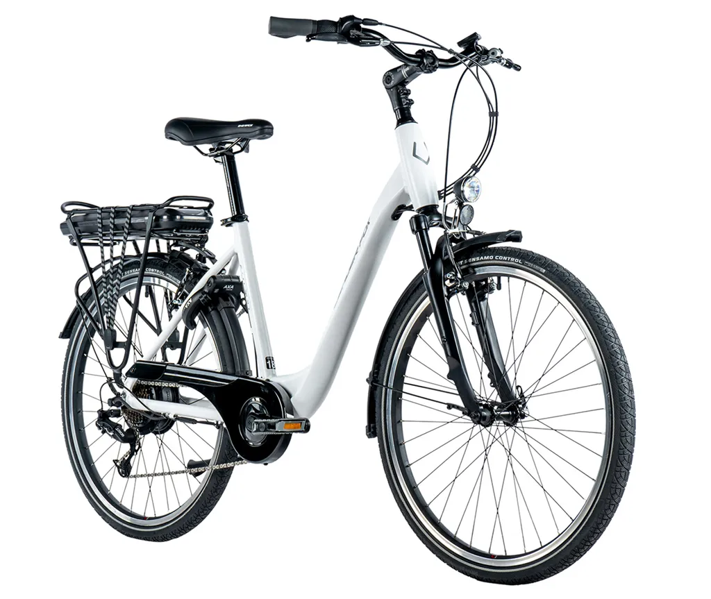 Mestský elektrobicykel Leader Fox LATONA, 26", 2024-2, 16", biela